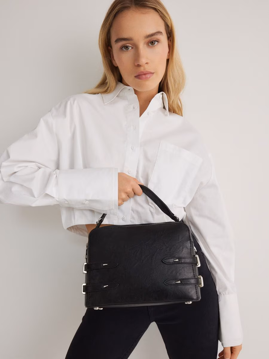 Leather Imitation Crossbody Bag