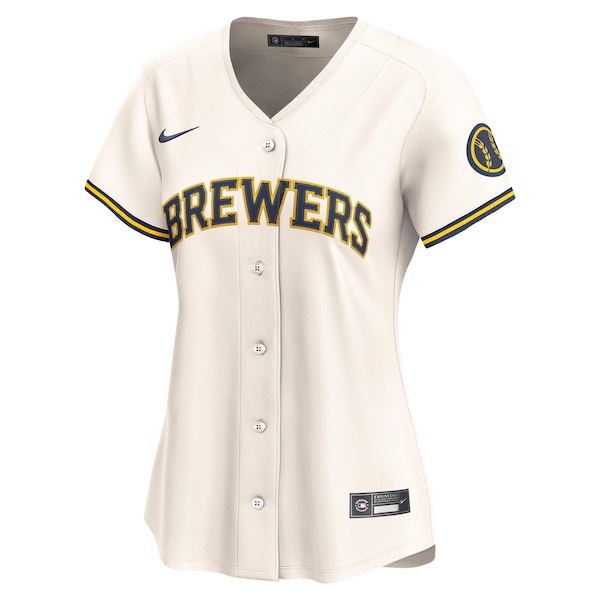 Milwaukee Brewers Nike Women's Home Limited Jersey - Cream