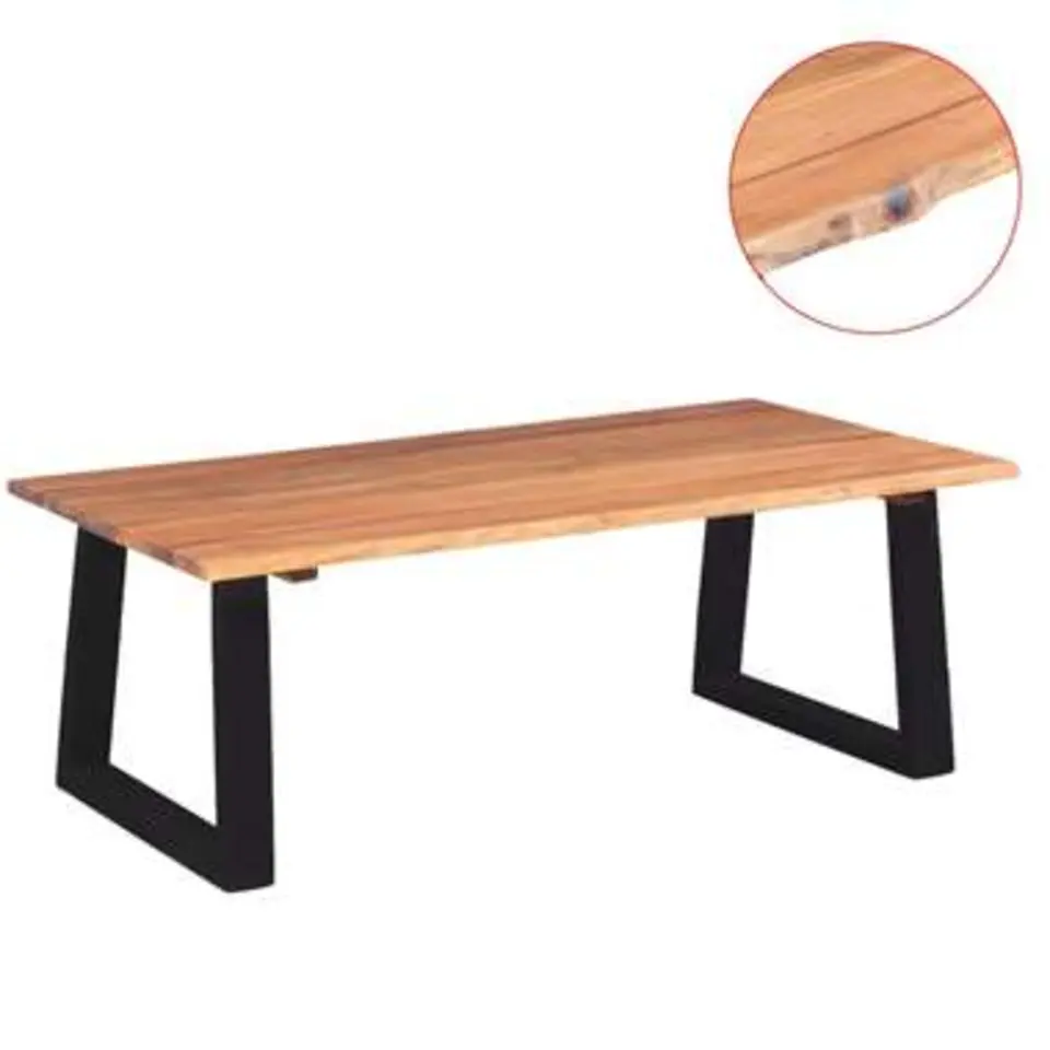 vidaXL - Tafel - Bruin - Acaciahout