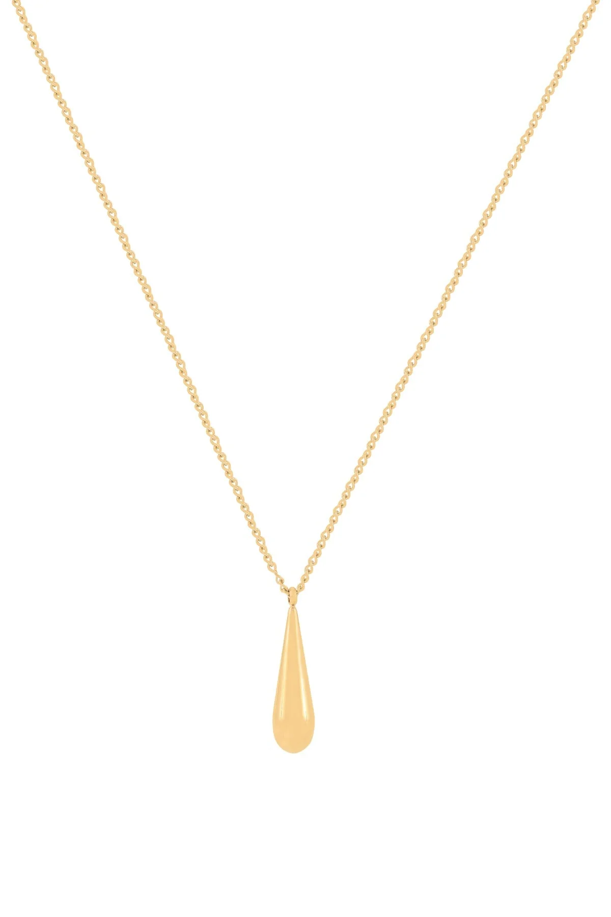Aliya Gold Teardrop Pendant