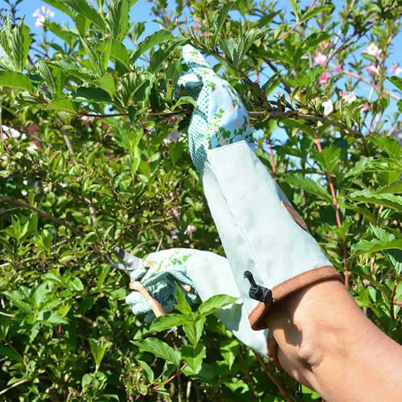 - Gants de jardin longs Imprimé Roses