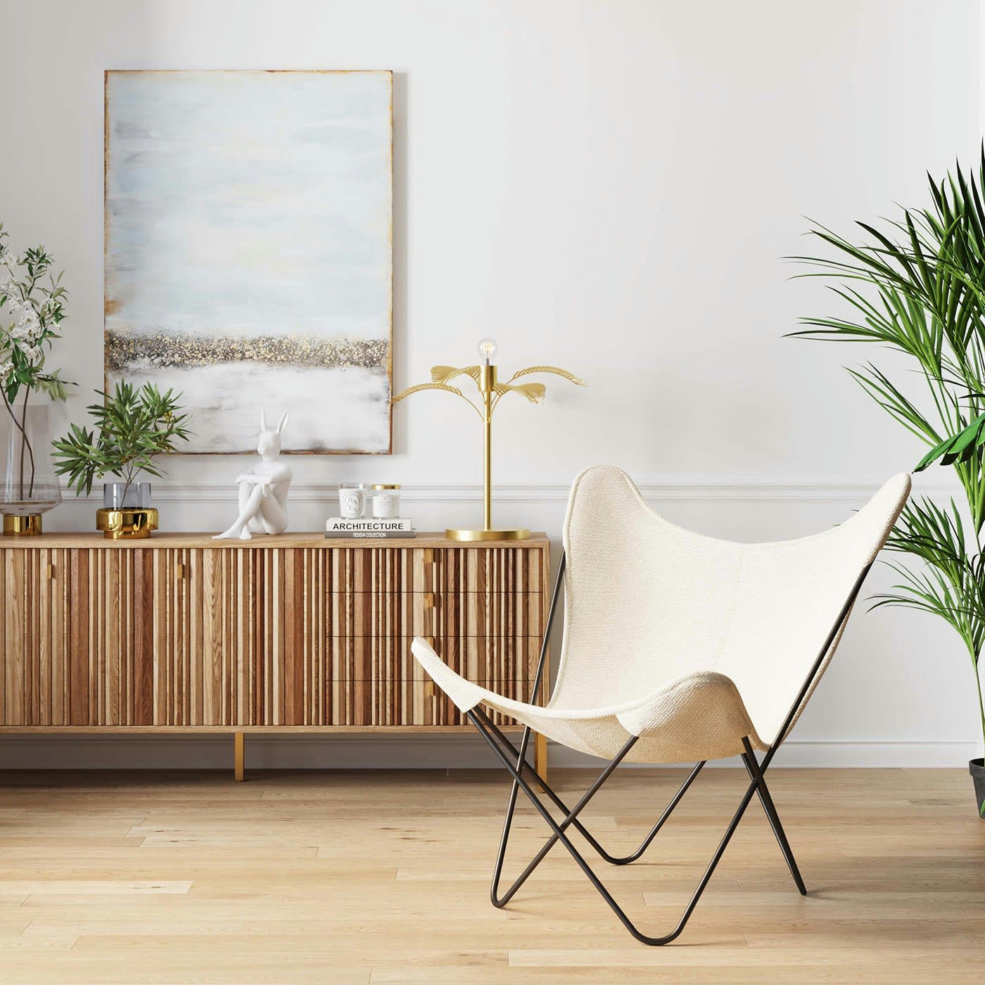 CALIFORNIA - Fauteuil California crème Kare Design