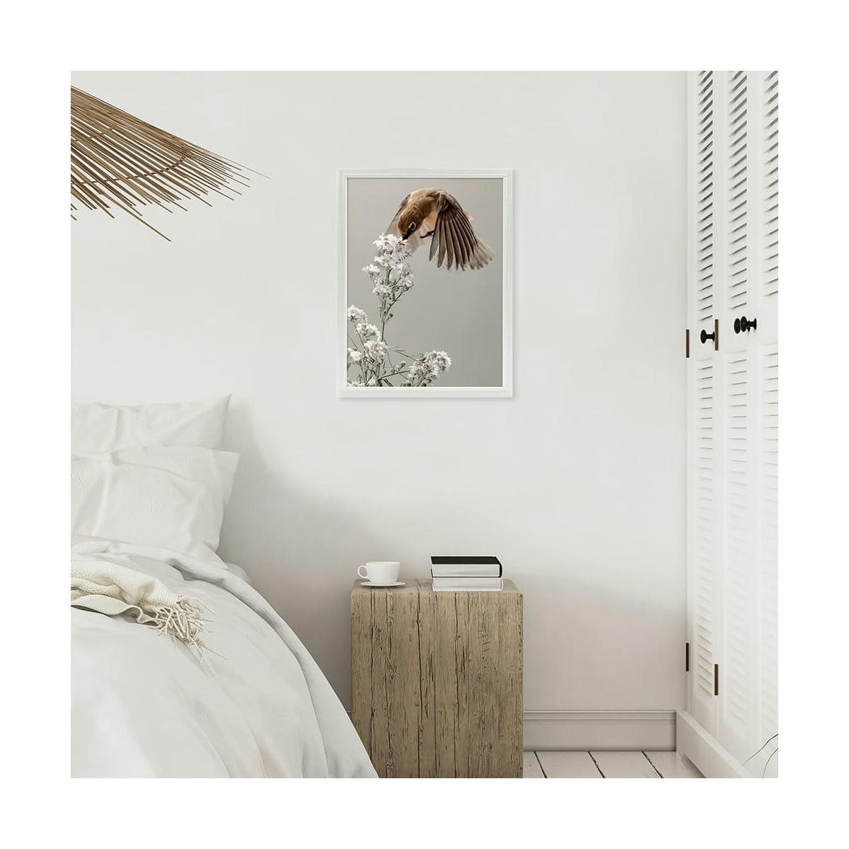 PERLE - Cadre photo gris clair 30x40 cm bois massif fsc