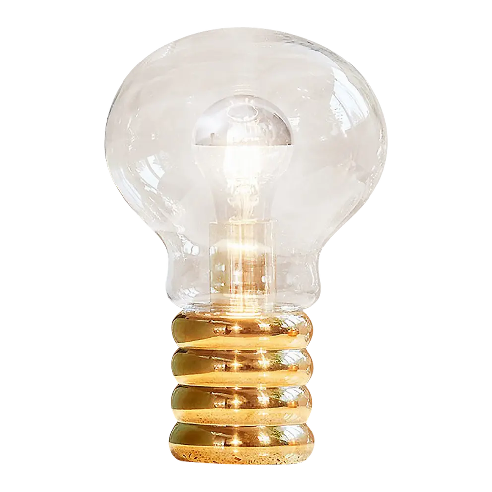 Tischleuchte Bulb Brass