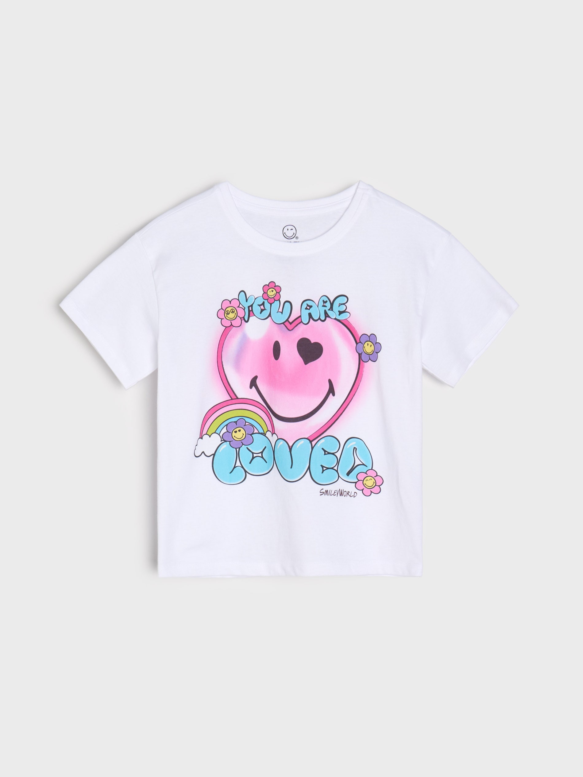 Bawełniana koszulka z nadrukiem SmileyWorld®