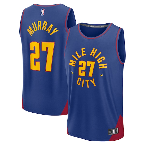 Jamal Murray Denver Nuggets  Fast Break Replica Player Jersey - Statement Edition - Blue