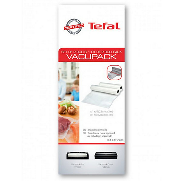 2 rouleaux pour emballage sous vide Tefal XA256010