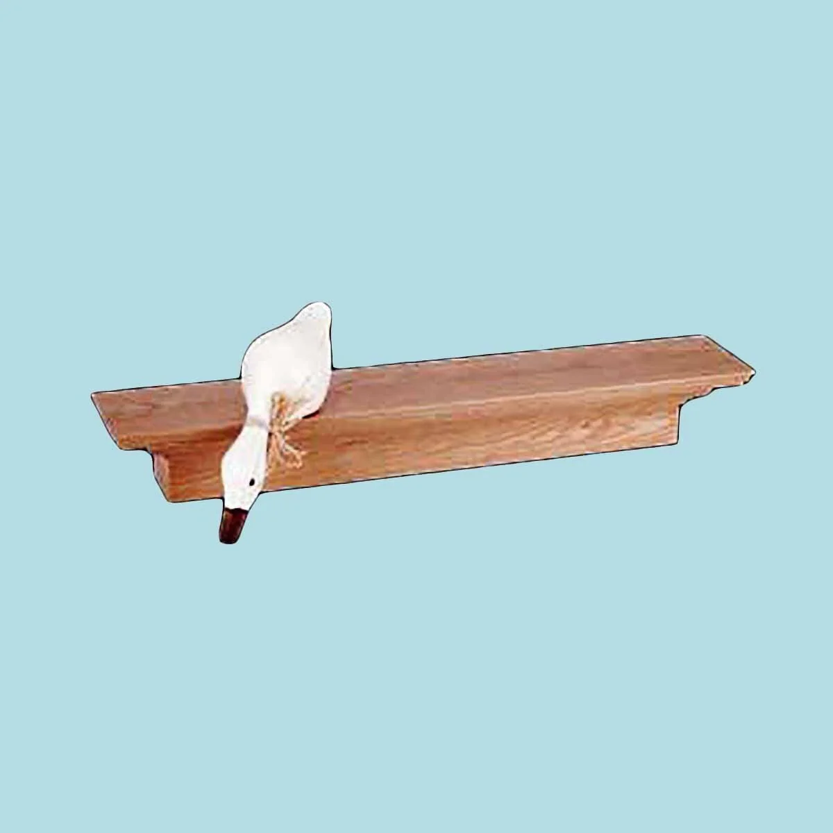 Bathroom Shelves Natural Oak Unfinished Mantle Shelf 60W | Renovator's Supply
