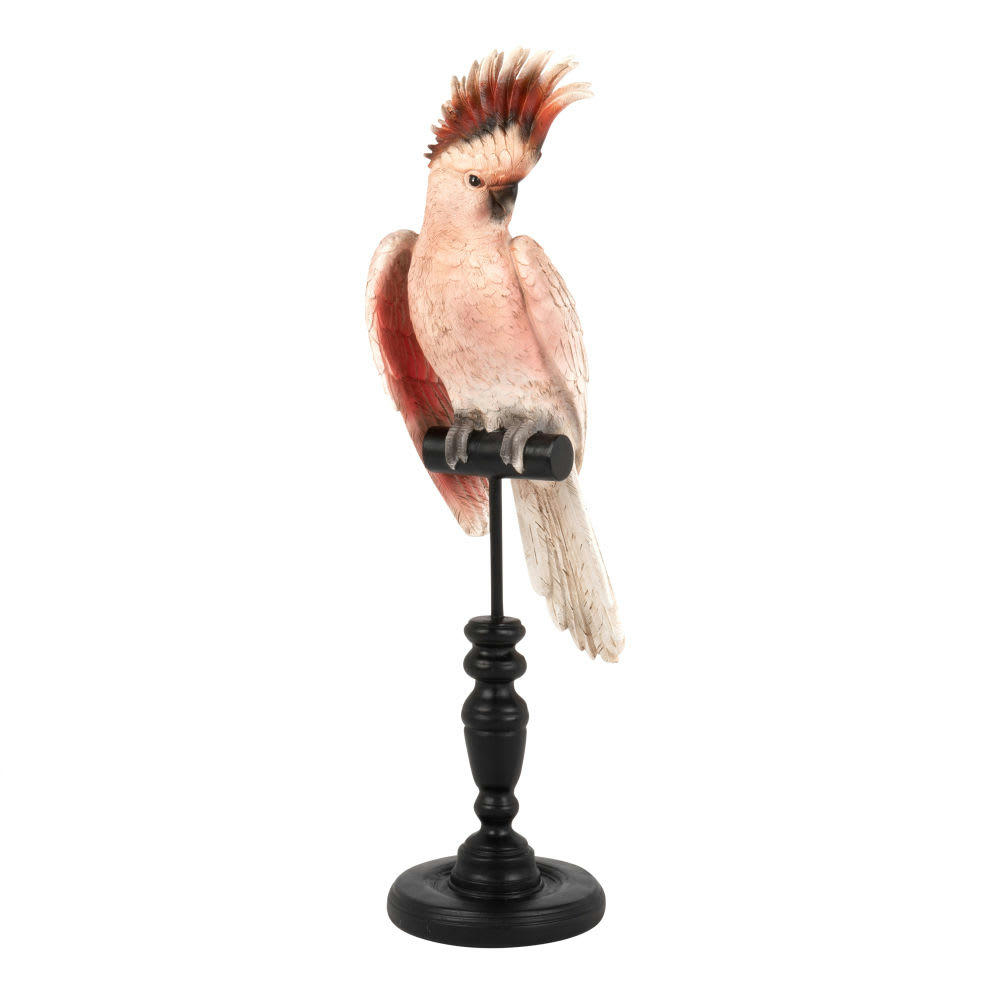 DOUKKA - Statue perroquet multicolore H40