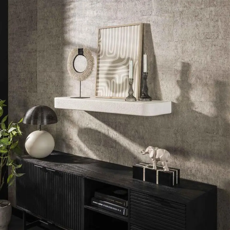 Wandplank Solero 100 cm-marmer composiet