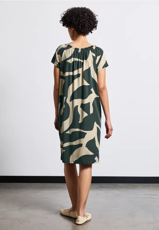 Gemustertes Carmen-Kleid