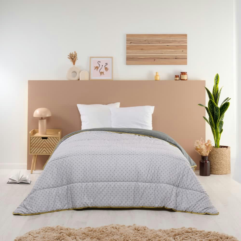 GRAPHIQUE - Couette imprimée 140x200cm 350g/m2 utilisation sans housse