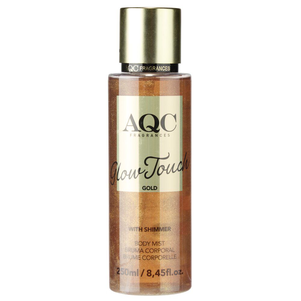 Brume parfumée brillante pailleté jaune 250ml