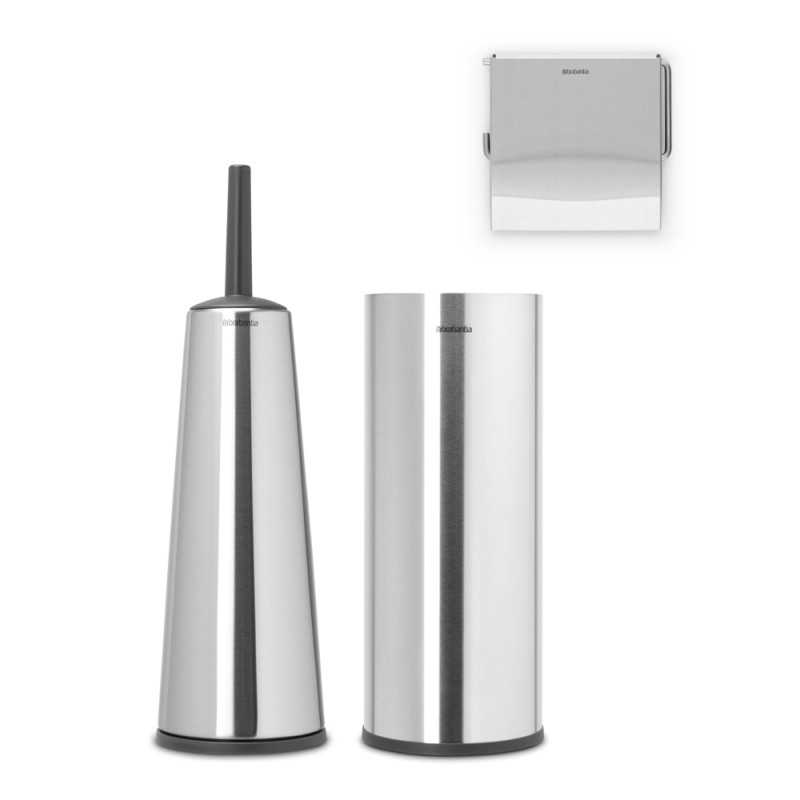 Set d'accessoires de toilette ReNew acier BRABANTIA