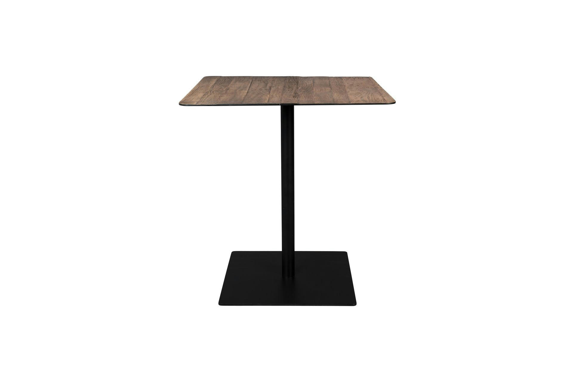 BRAZA - Table carée en bois marron