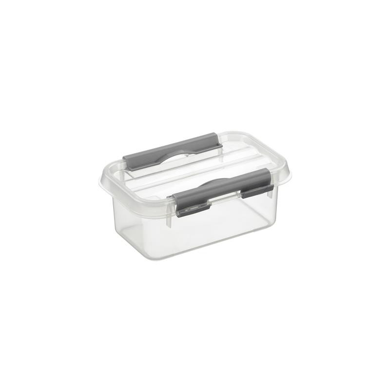 Box de rangement Q-line avec couvercle à clips transparent 0,5 L SUNWARE