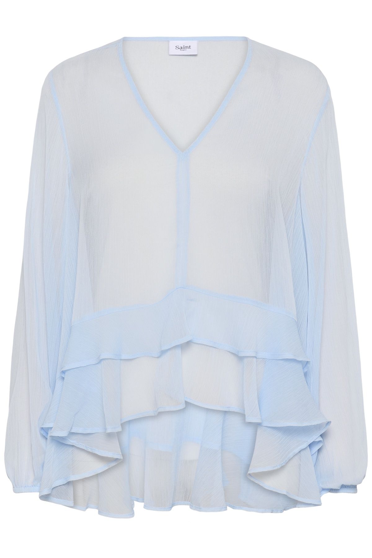 Saint Tropez LindzySZ Flowy V Neck Blouse