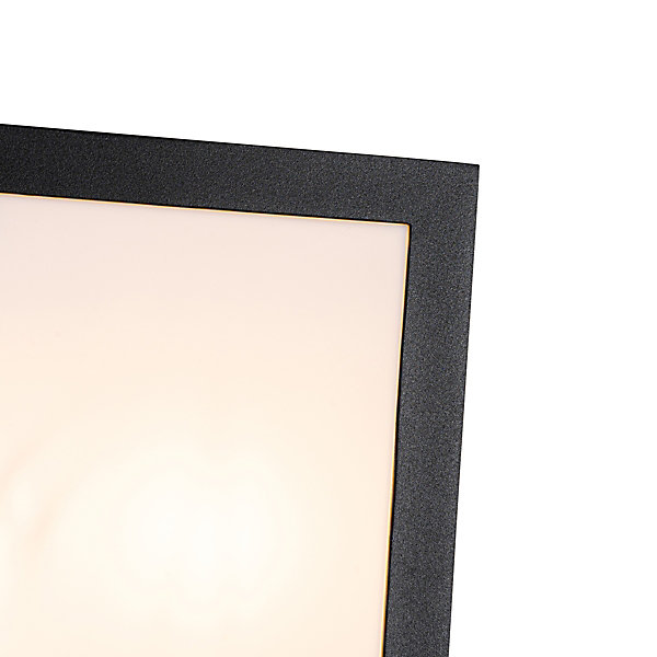 Applique murale d'extérieur moderne noire 2 lumières IP44 - Jeffrey