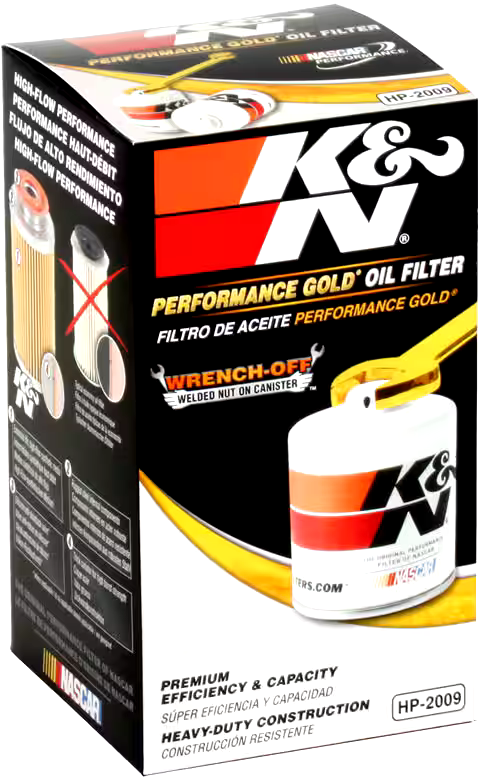 K&N HP2009 Performance Gold Oil Filter