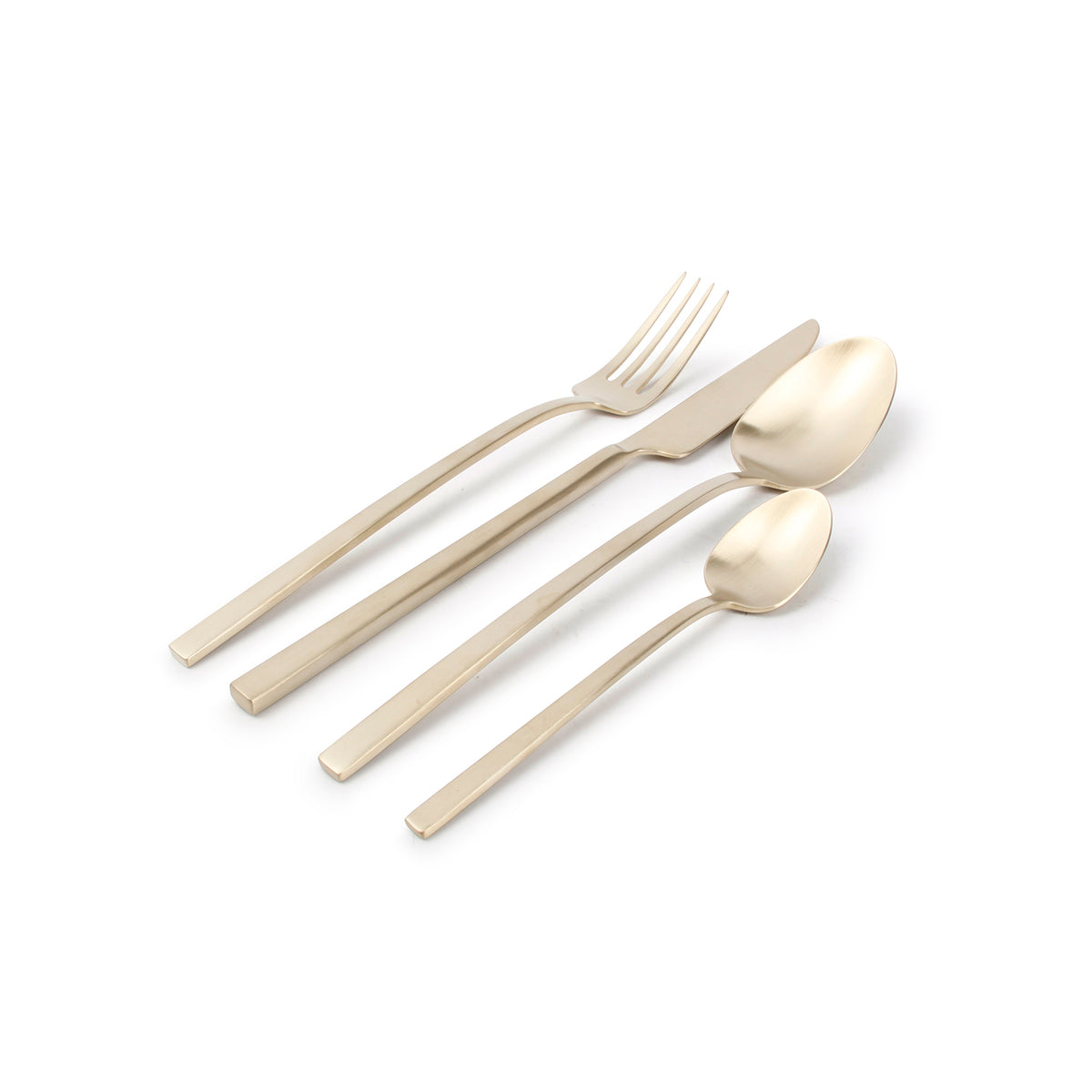 S|P Collection - Bestekset 16-delig mat goud Terno