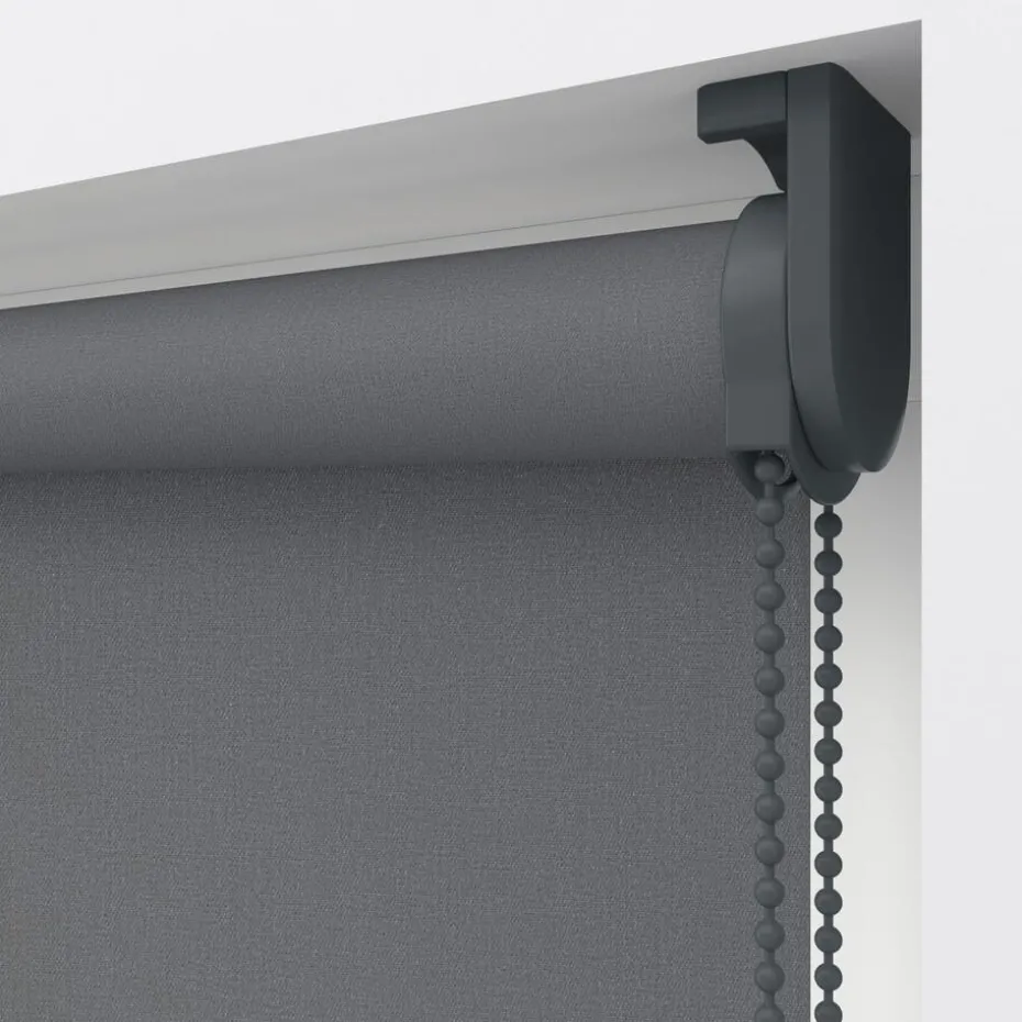 Kwantum Rolgordijnen | Fenstr Rolgordijn Liz  Lichtdoorlatend Grijs