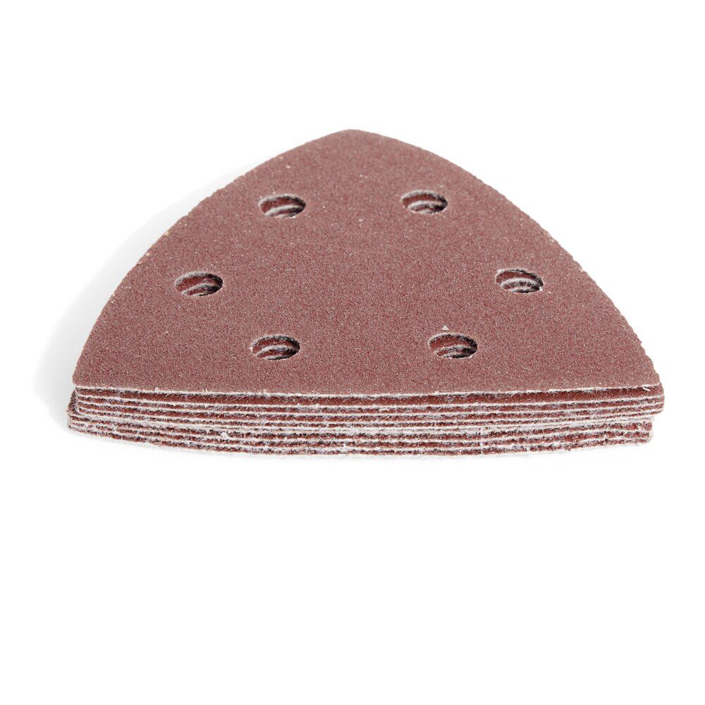 9 patins abrasifs en Corindon pour ponceuses vibrantes - 93 x 93 mm