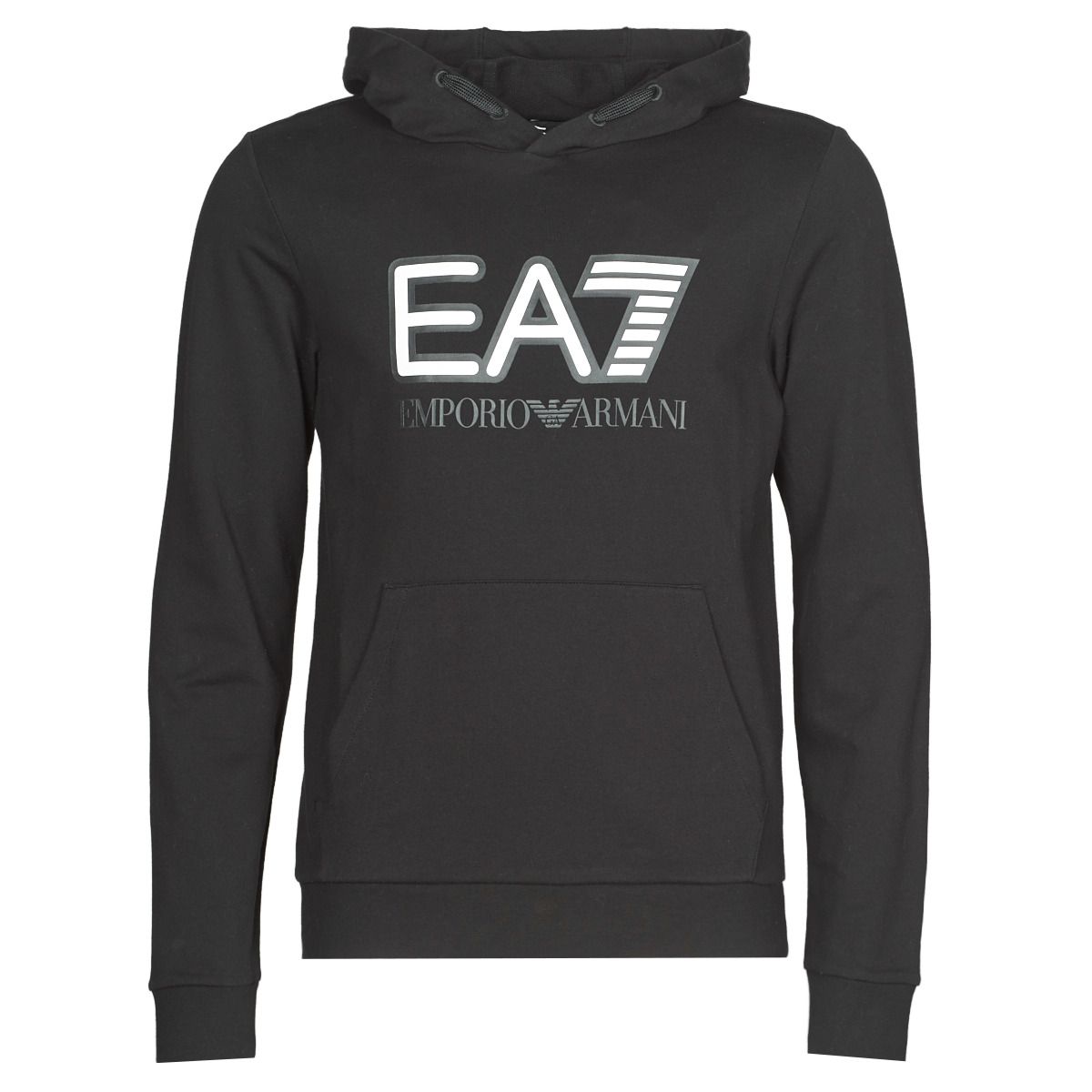 Emporio Armani EA7 - TRAIN VISIBILITY M HOODIE RN COFT - Black