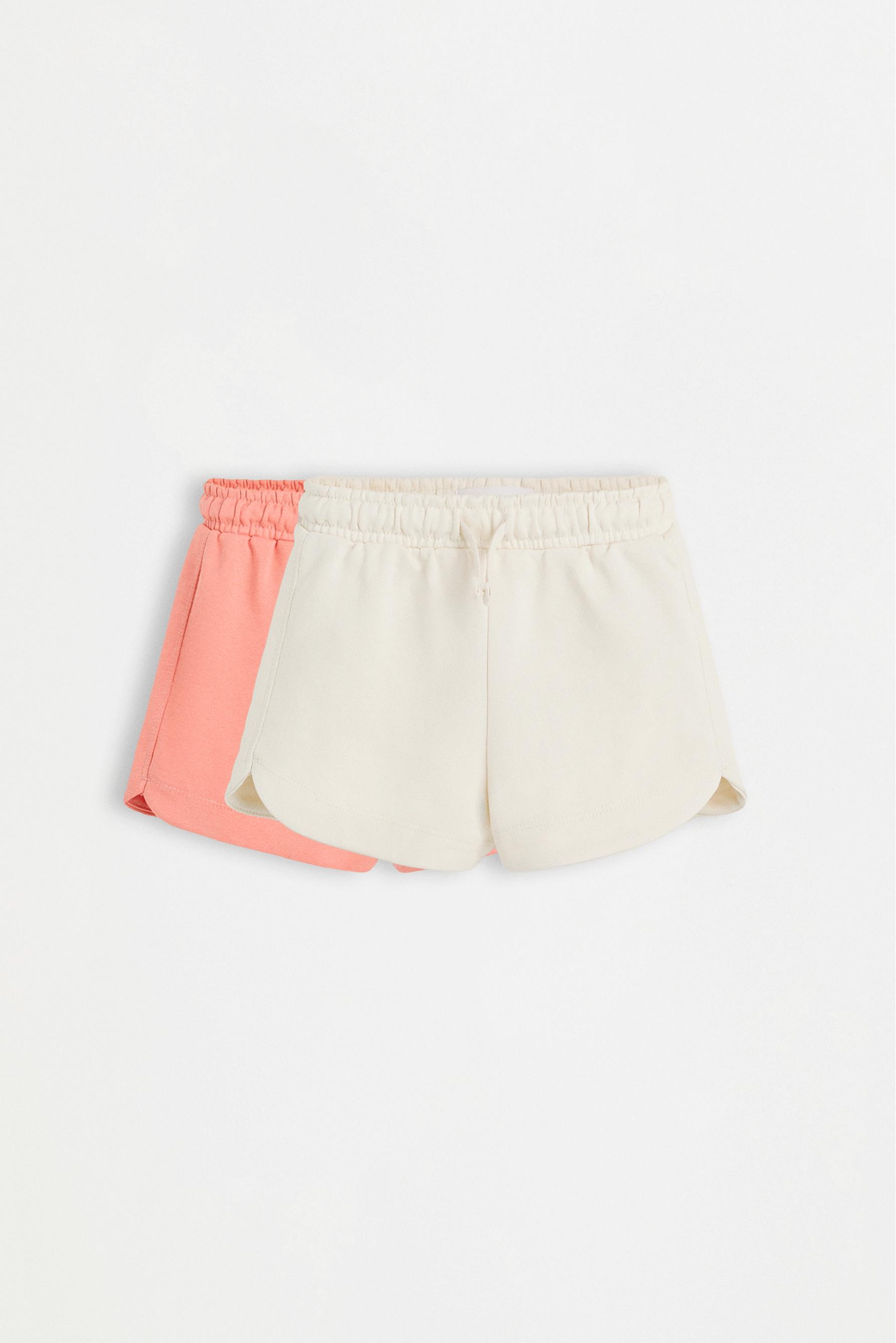 Pack 2 shorts felpa lisos