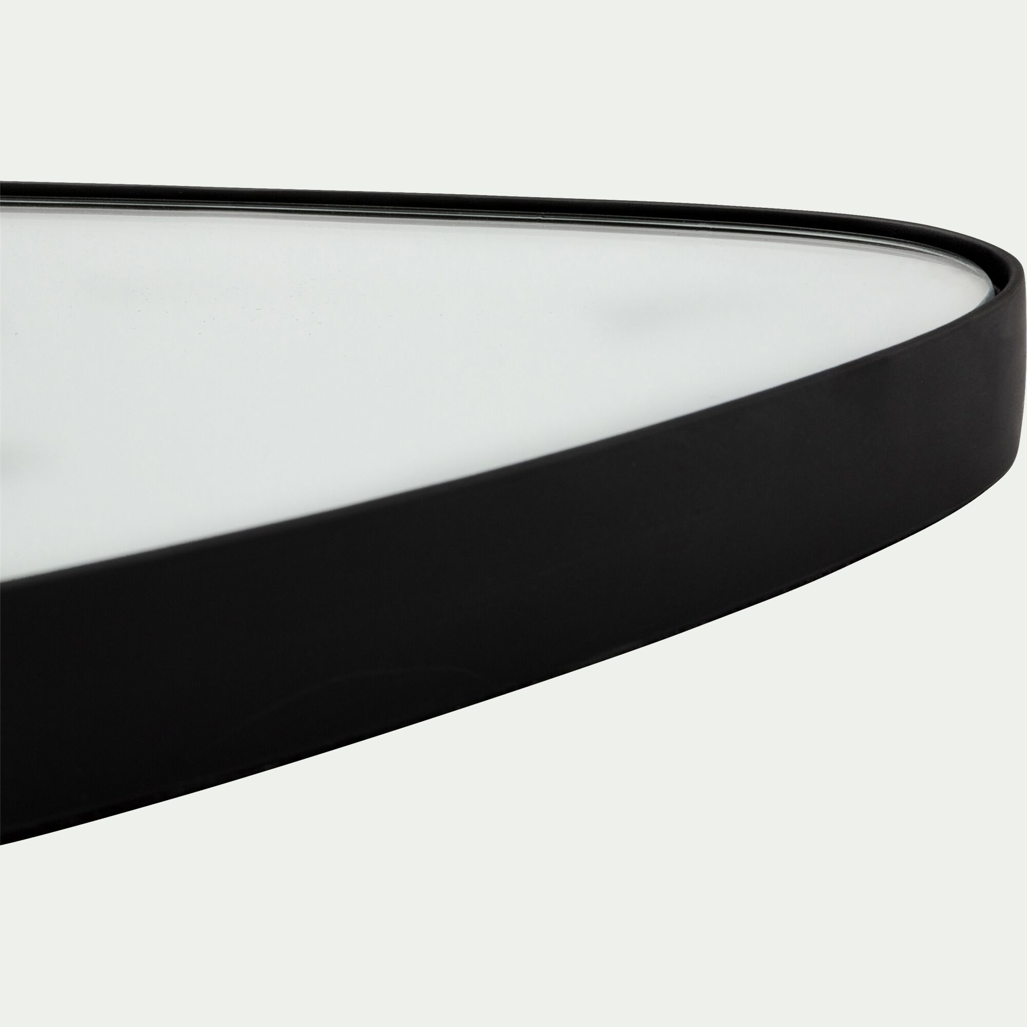 TRELUS - Miroir triangulaire - noir 42x62,5cm