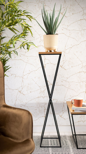 Kwietnik stojący metalowy 100 cm LOFT industrialny