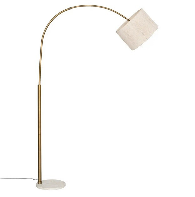 Lampa podłogowa z marmurem PERRETXIKO 190 cm
