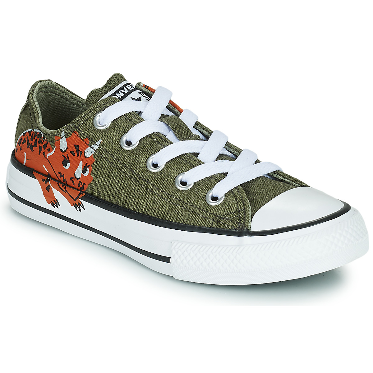 Converse - CHUCK TAYLOR ALL STAR DINO DAZE OX - Grey / Orange