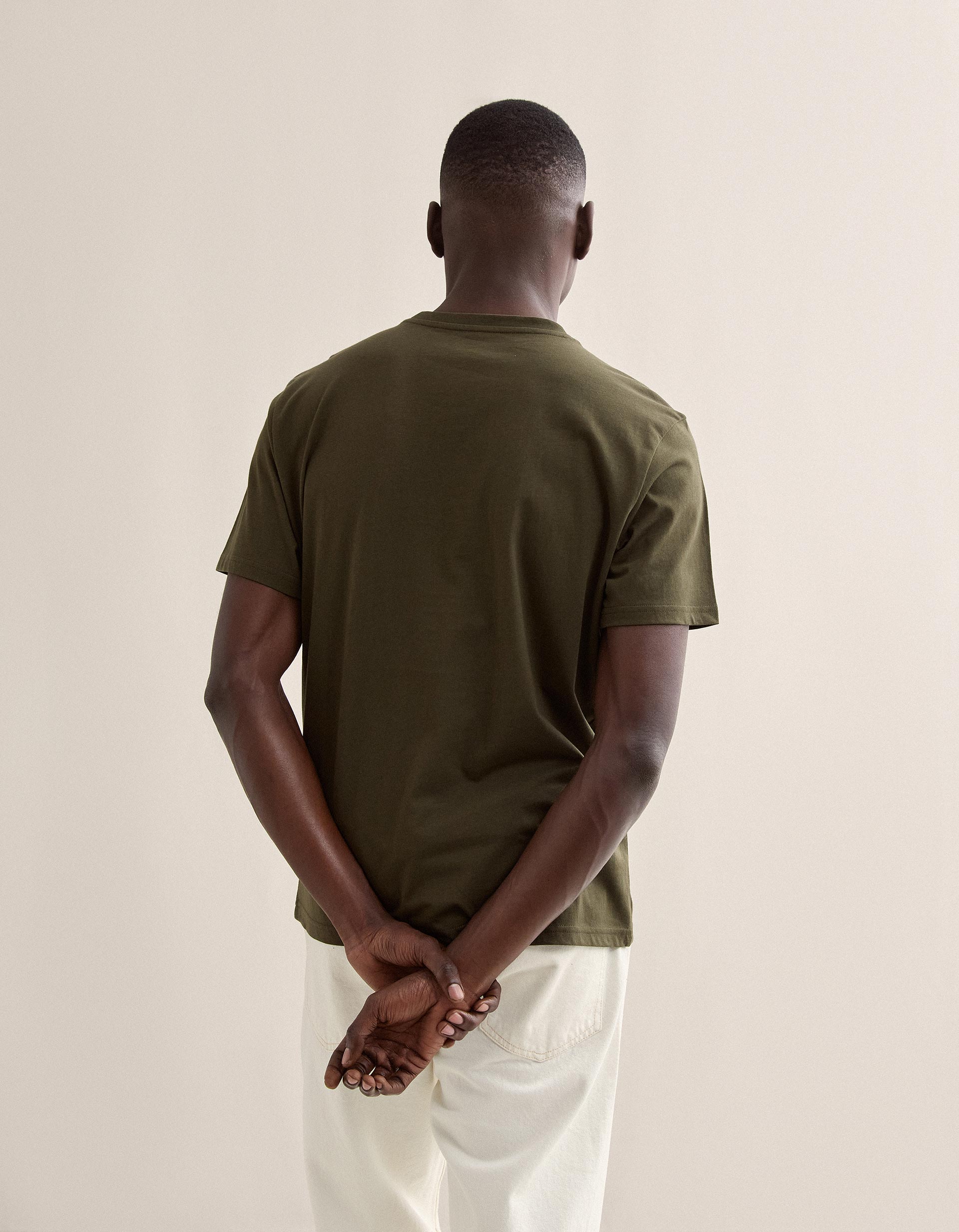 T-shirt, Homem, Verde Escuro