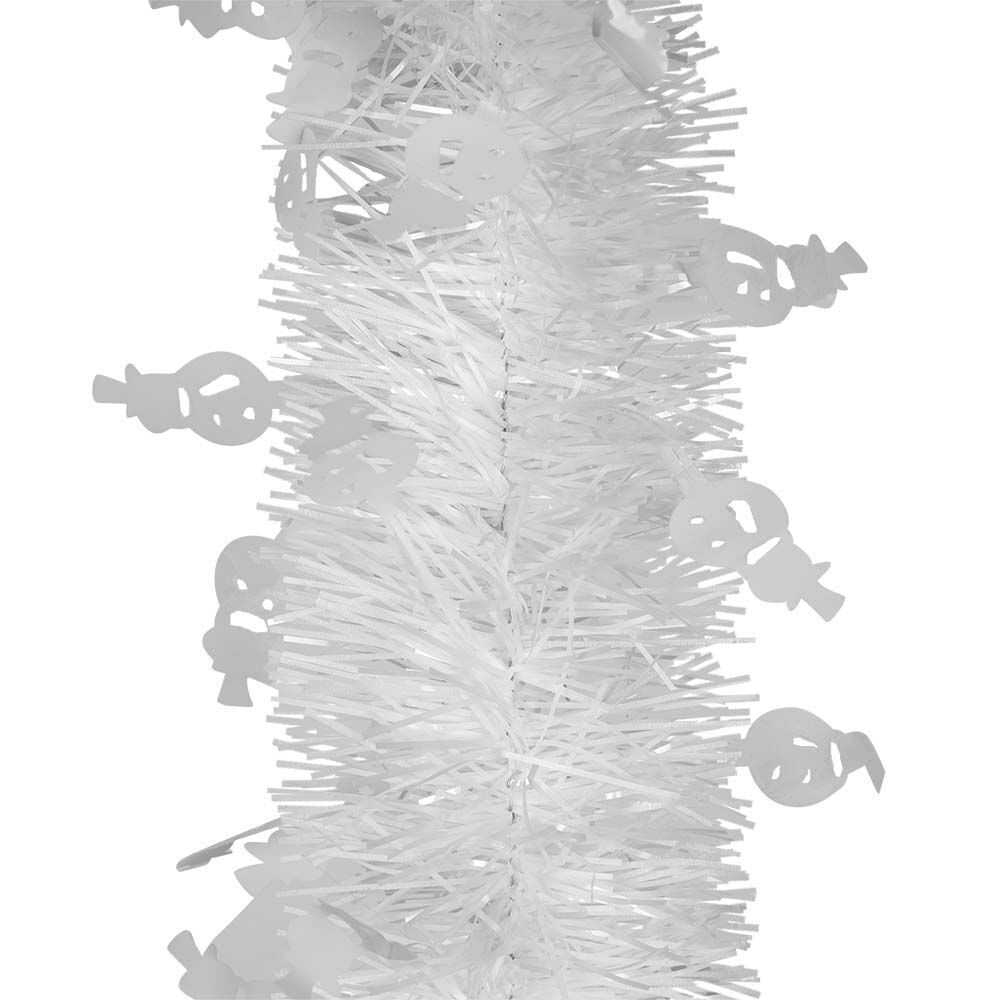 Guirlande de No&euml;l à brins blanc scintillant L 3 m