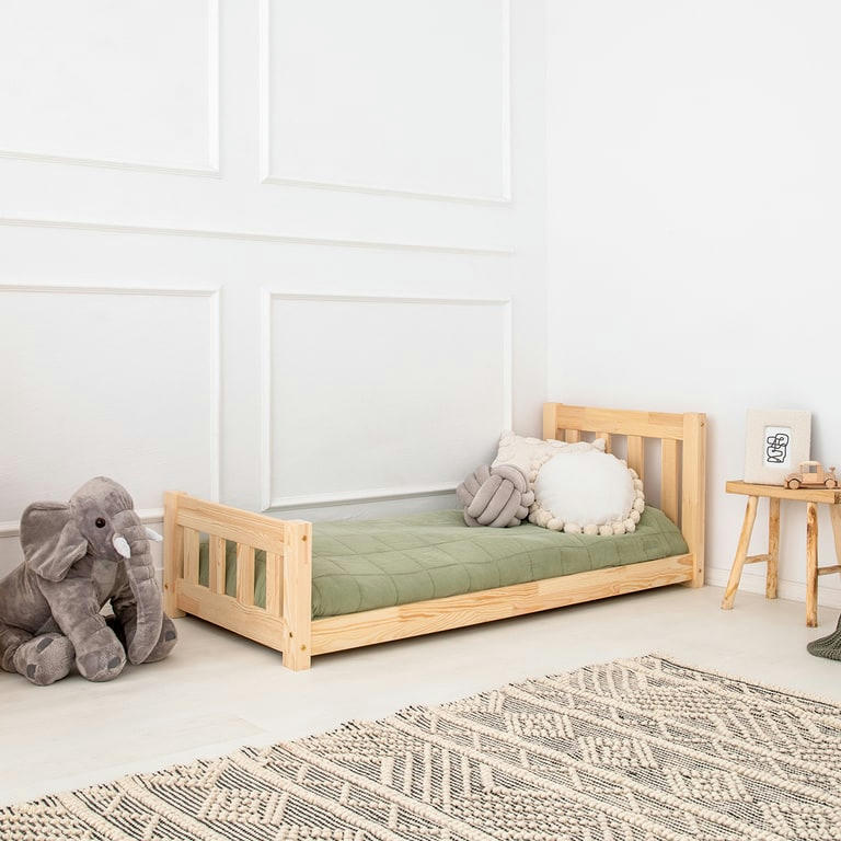 ADELINE - Lit 70x140 sommier inclus naturel