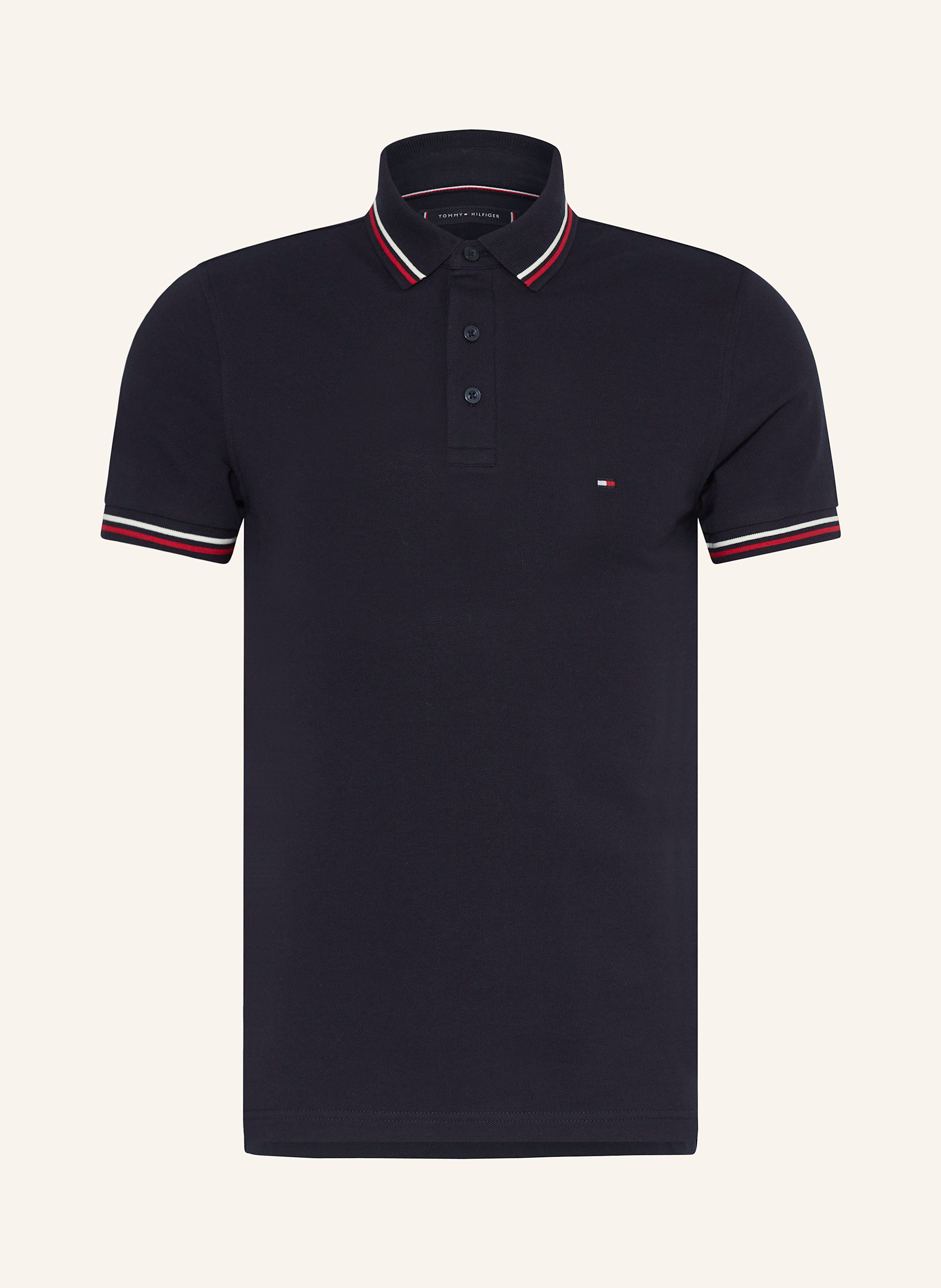 TOMMY HILFIGER Pique-Poloshirt TIPPED Slim Fit