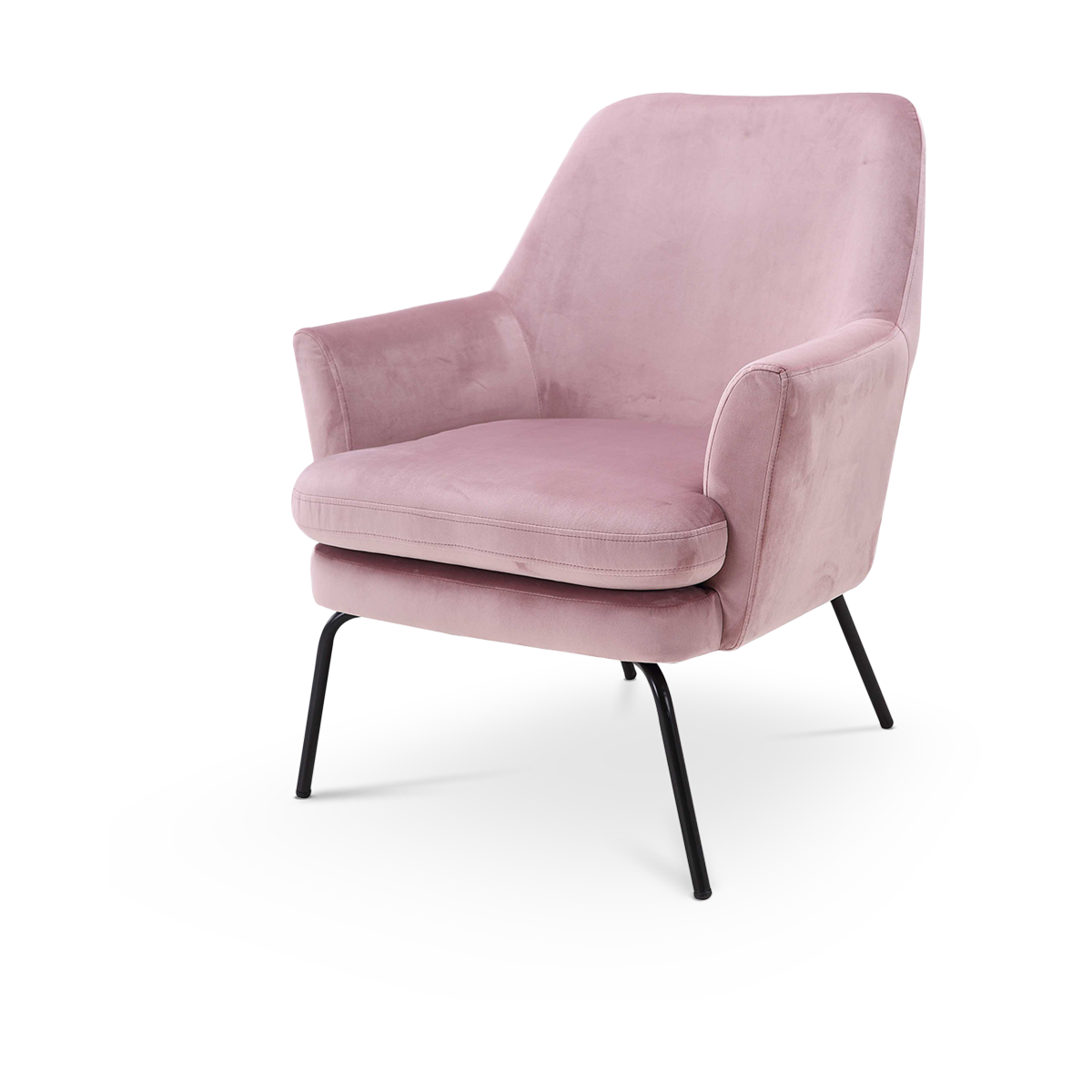 Lisomme Jez velvet fauteuil roze