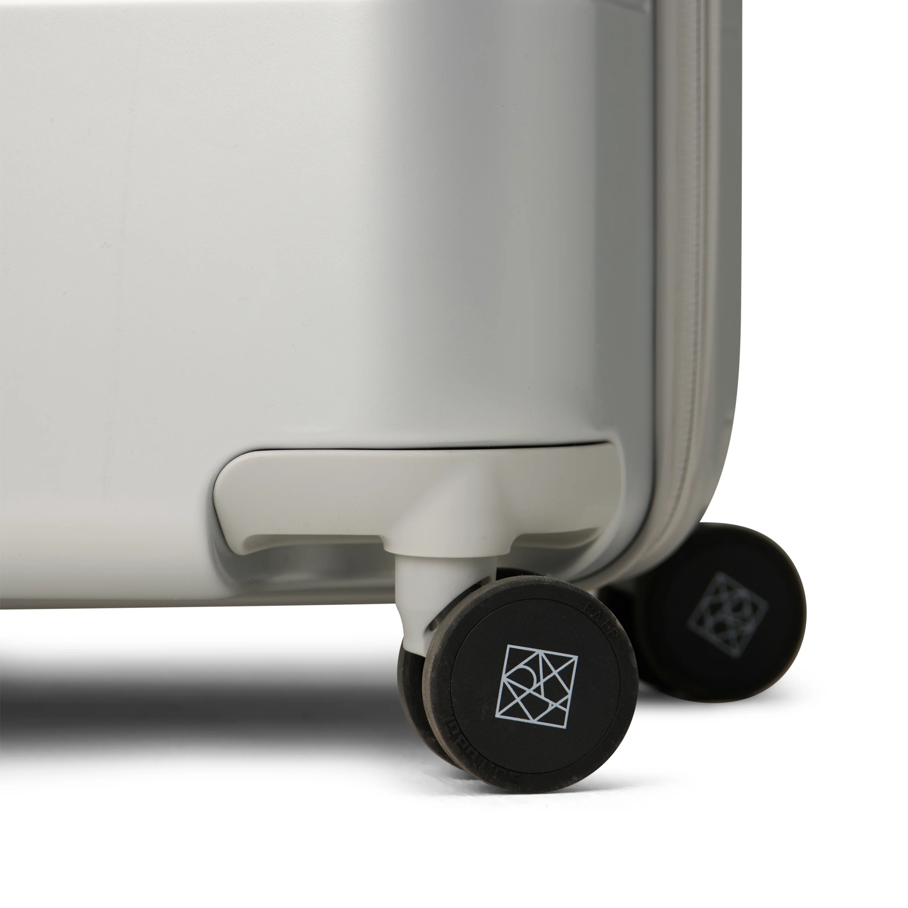 The Milan –  Silver Medium Checked Luggage