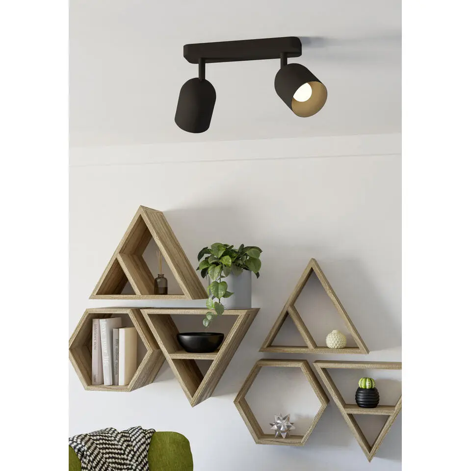 EGLO Tilston Spot - E14 - 28 cm - Zwart - Kantelbaar