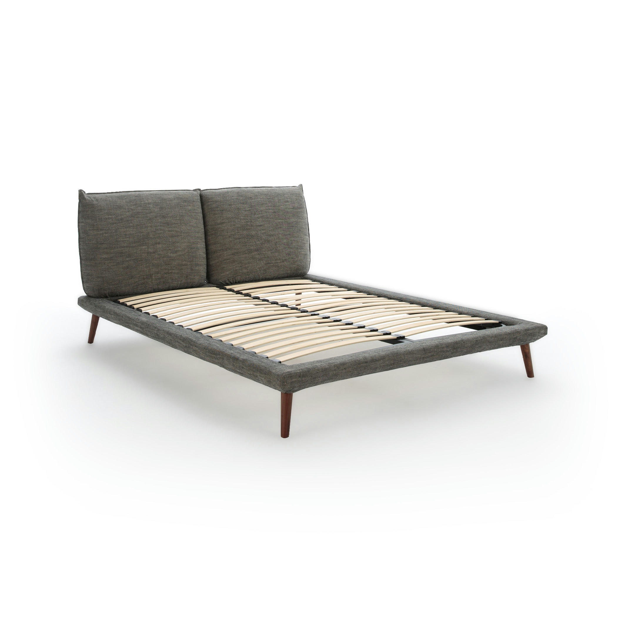 Lit en lin avec sommier, Aurore design E. Gallina