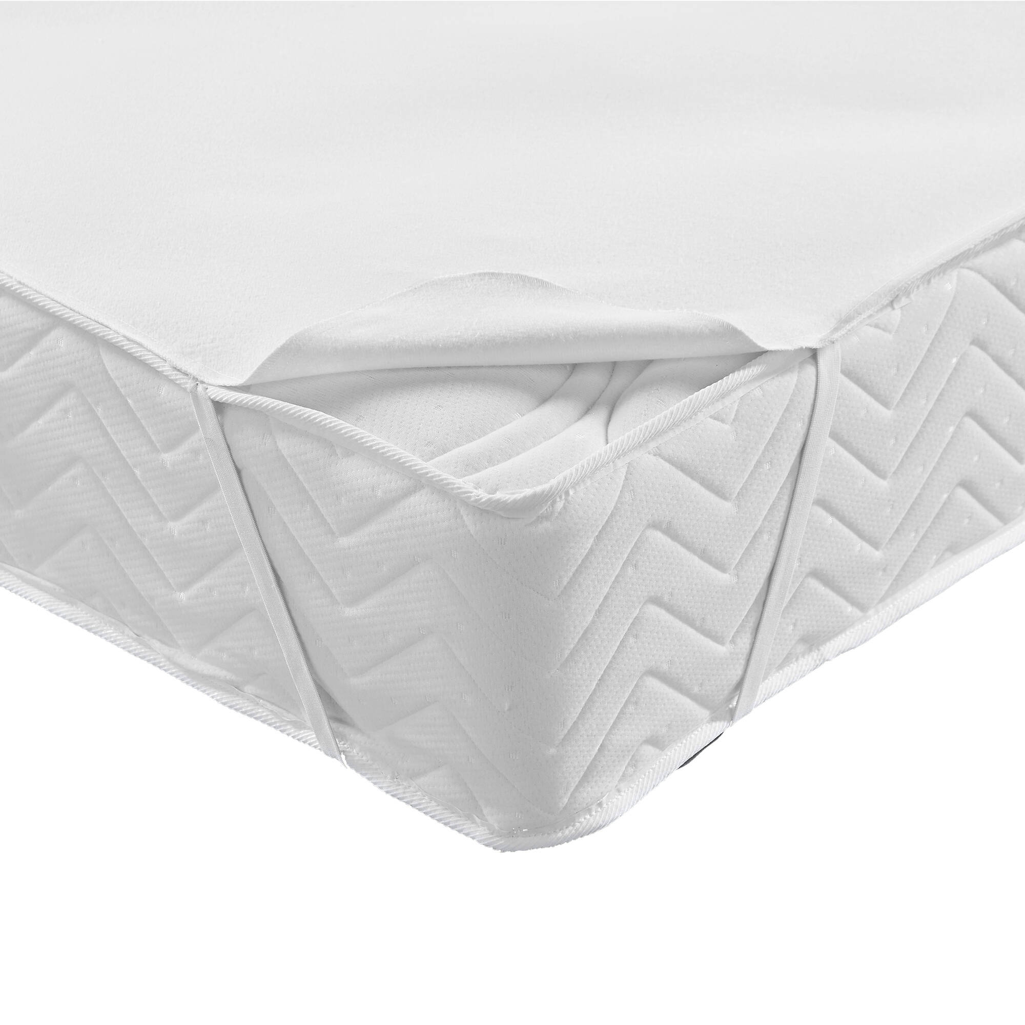 Protège-matelas molleton absorbant 200 g/m² forme plateau