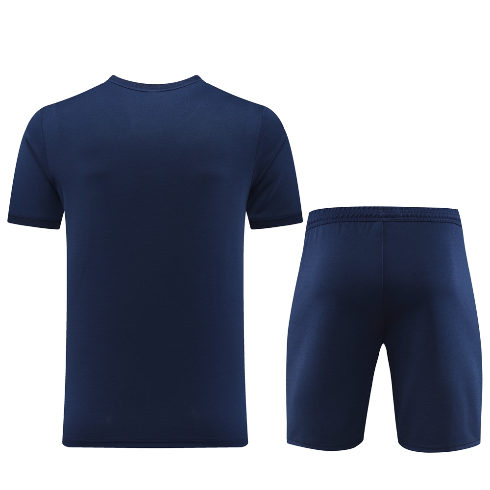 Puma Short Sleeve Training Jersey Set-PD01- Dark Blue