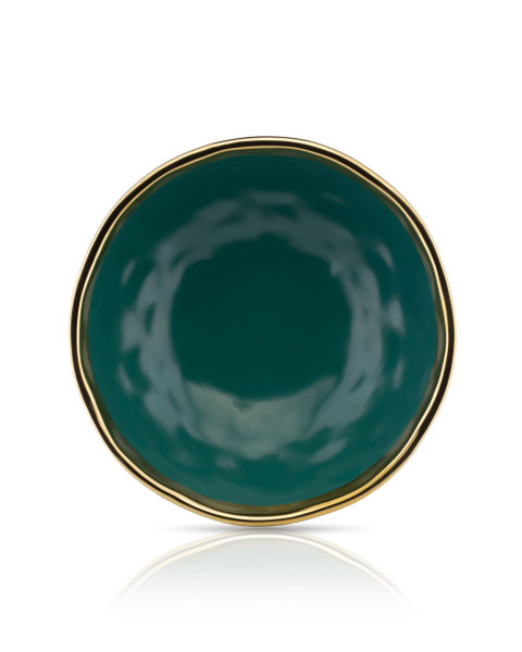 Zestaw 2 talerzy LISSA GREEN GOLD