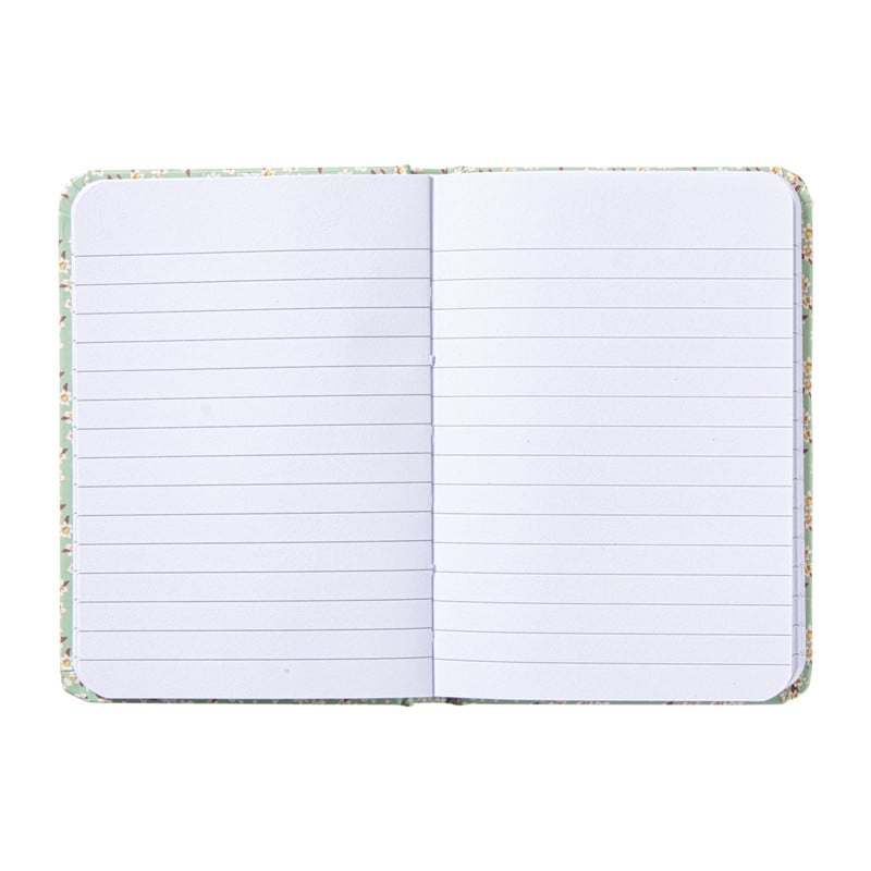 Notitieboekje - groen - 10.5x14.8 cm