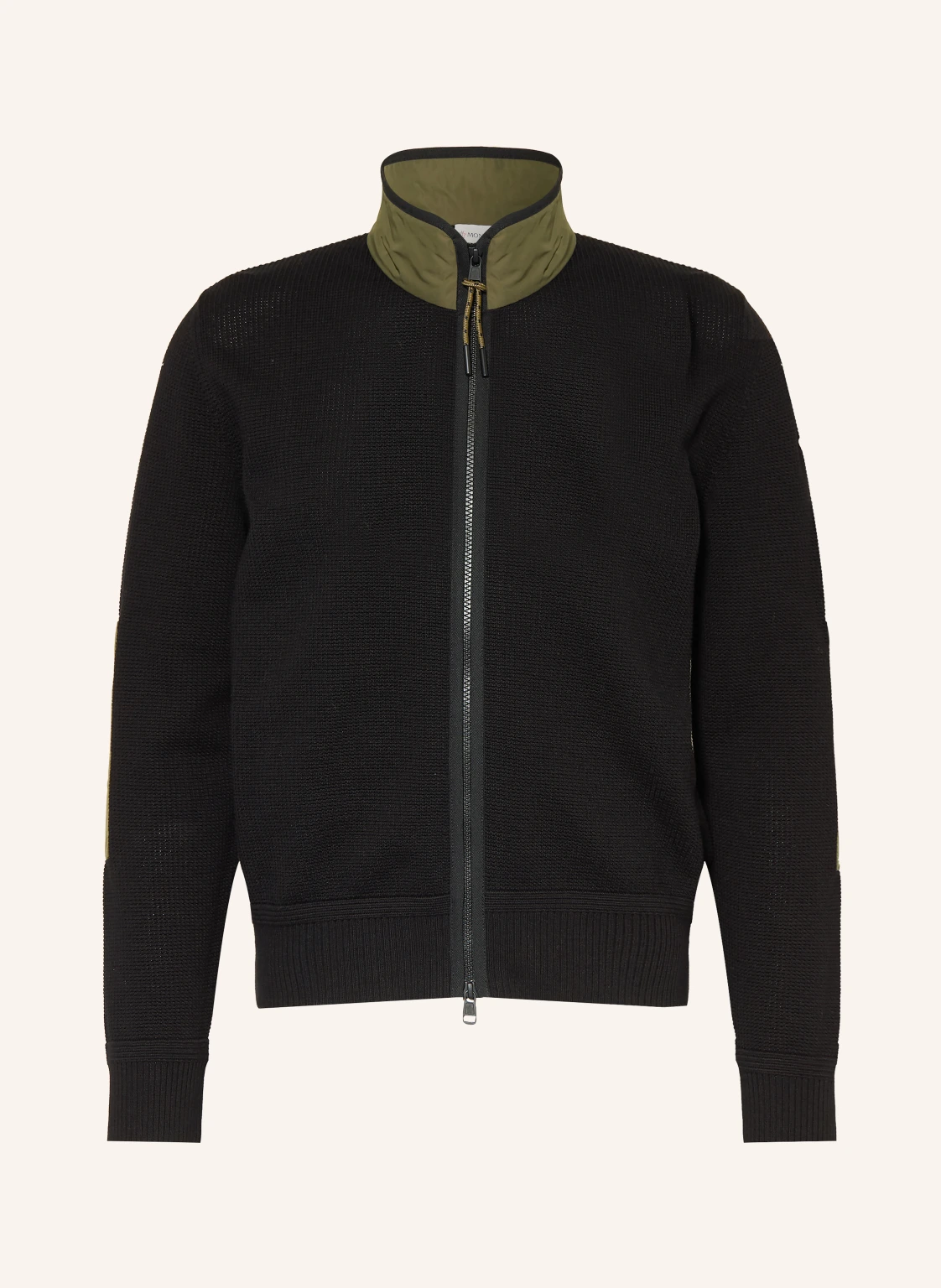 MONCLER Strickjacke im Materialmix