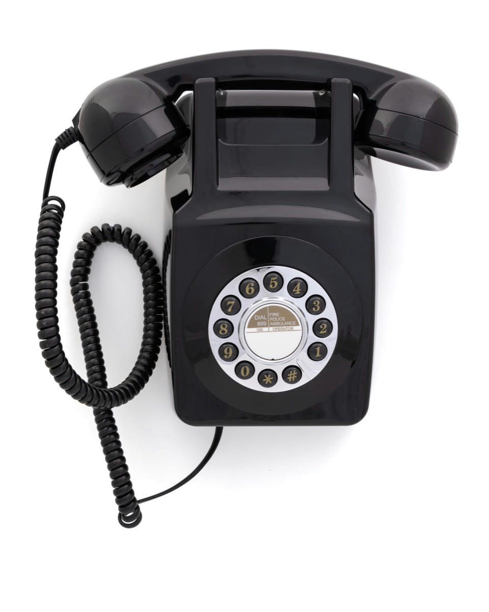 - Téléphone analogique  746 WALL PUSH BUTTON BLACK
