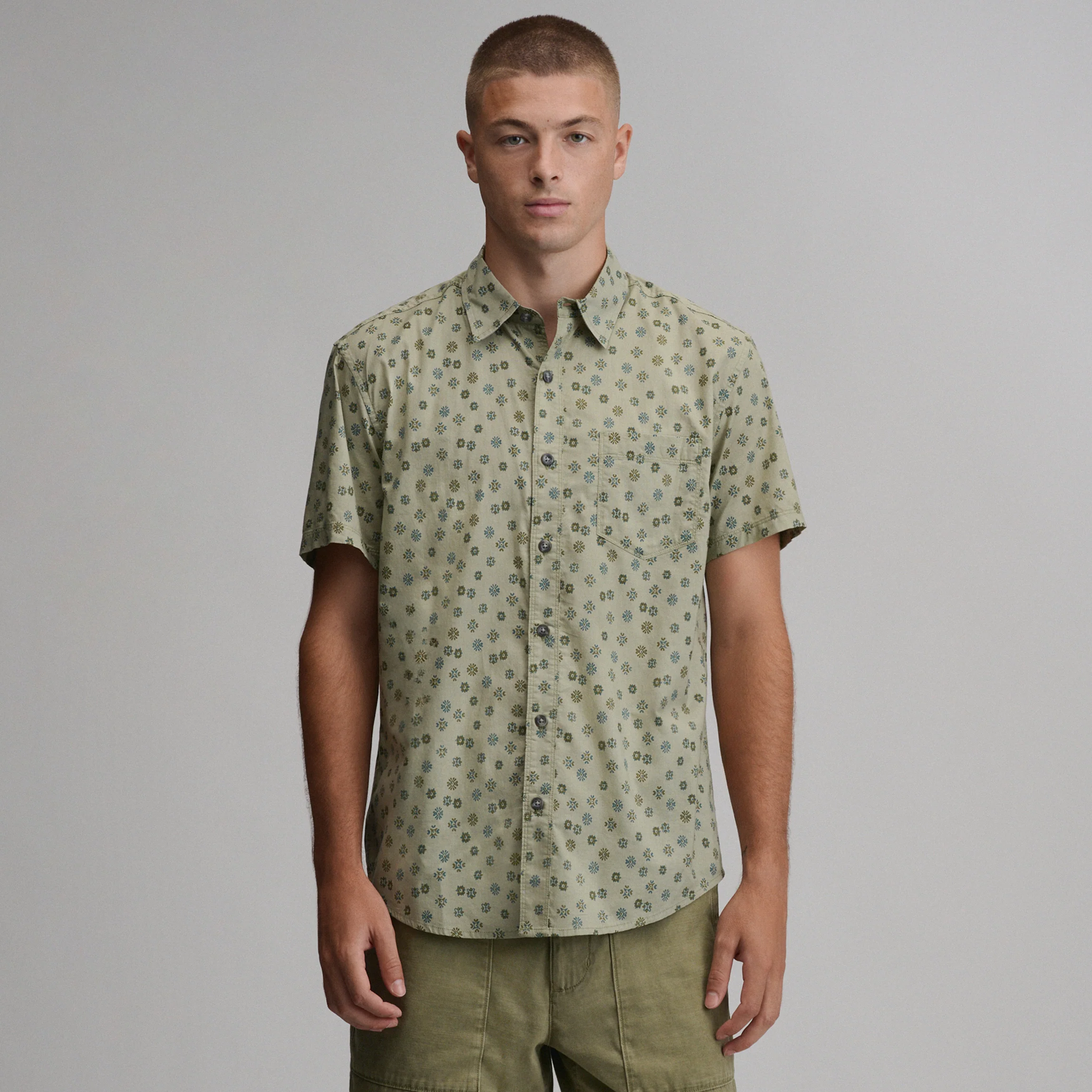 Men's Baja Short-Sleeve Shirt - Print