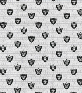 NFL Gray Las Vegas Raiders Cotton Duck Canvas