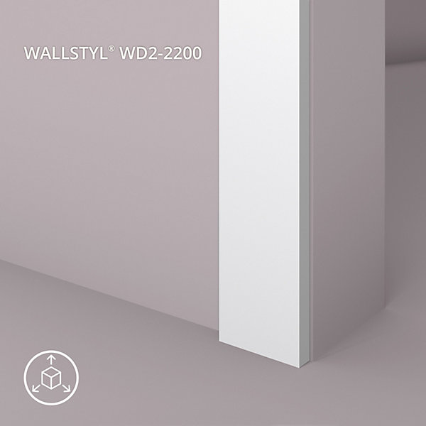 Encadrement de porte NMC WALLSTYL WD2-2200 Plinthe Cimaise Moulure frise