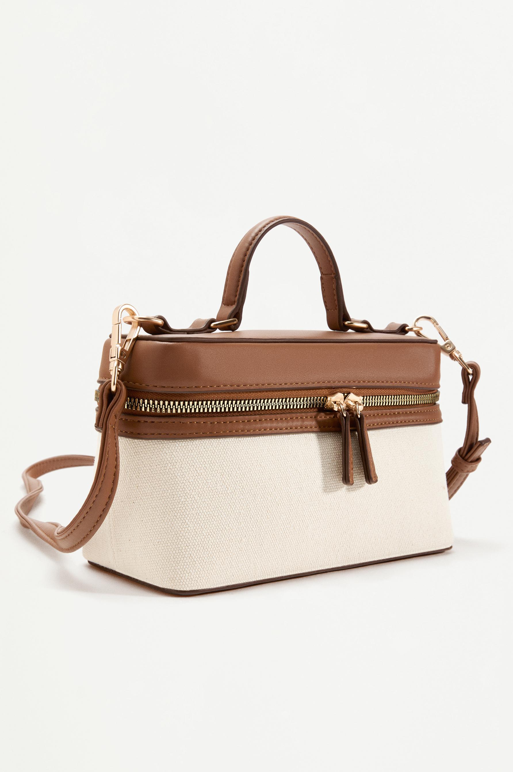 Bolso vanity canvas bandolera